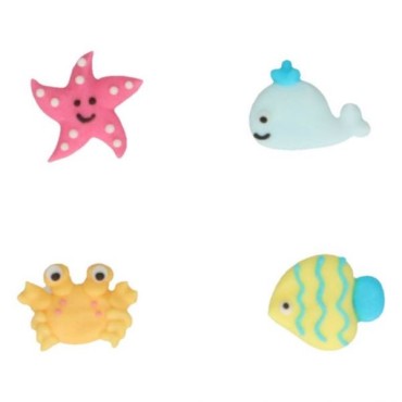 FunCakes Sugar Decorations Baking Sea Life 8 pieces CS-F50215