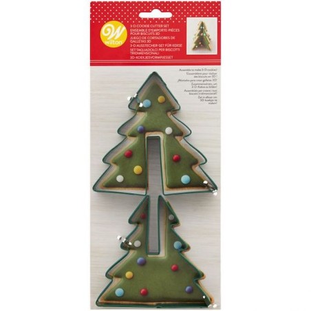 Wilton 3D Cookie Cutters Tree Christmas CS-02-0-0388