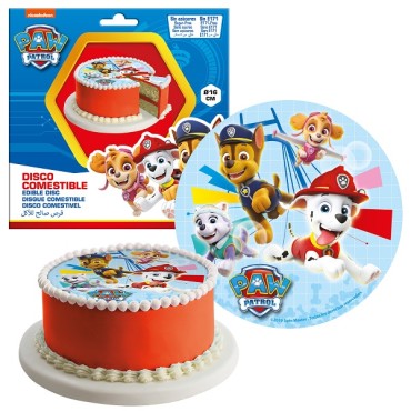 Gluten free Paw Patrol Cake Disc Edible Cake Decoration PawPatrol 231357