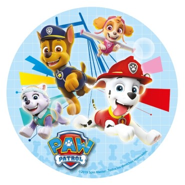 Gluten free Paw Patrol Cake Disc Edible Cake Decoration PawPatrol 231357