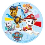 deKora Sugar Sheet Cake Disc Paw Patrol, 16cm