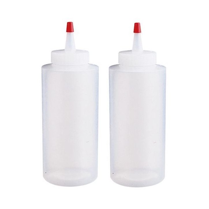 Wilton Mini Schmelz- und Dosierflasche 2x180ml für Schokolade