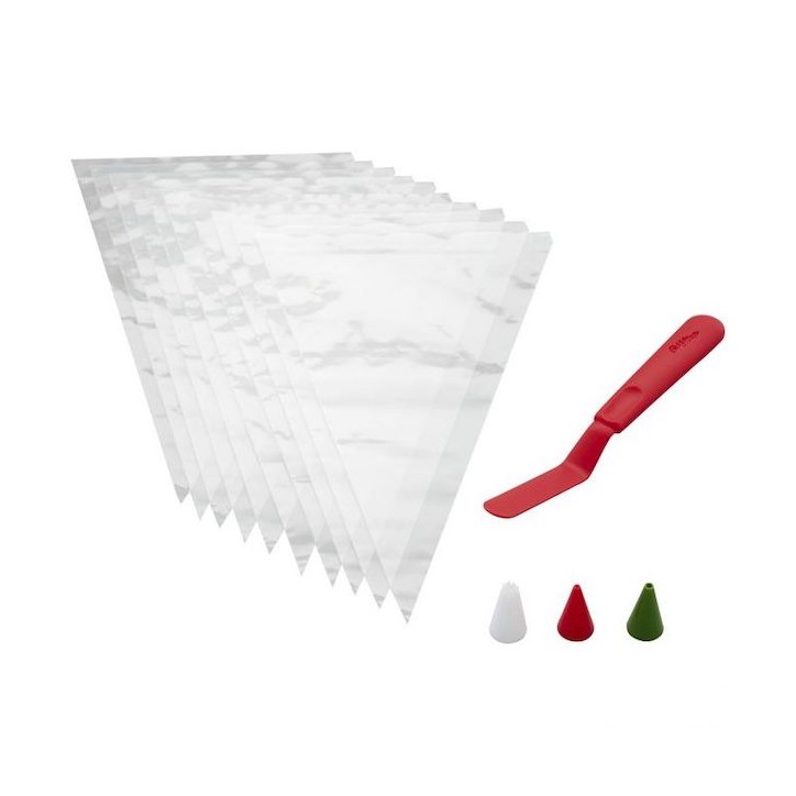 Wilton Cookie Decorating Set 14pc – Tips, Spatula & Bags