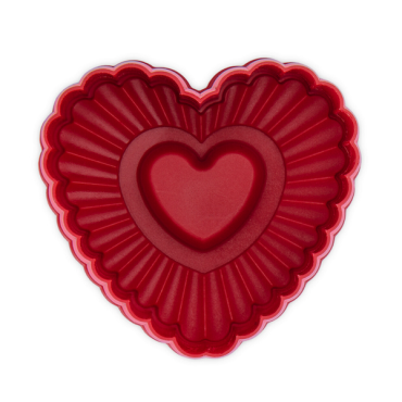 Städter Heart Embossing Cookie Cutter with Ejector Plastic ST-169906
