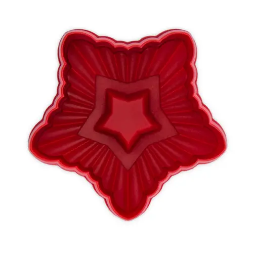 Städter Star Embossing Cookie Cutter, 6cm