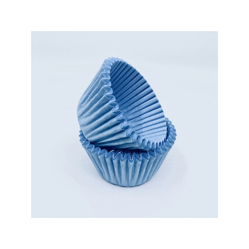 Bakeria Cupcake Förmchen Uni Hellblau, 100 Stück