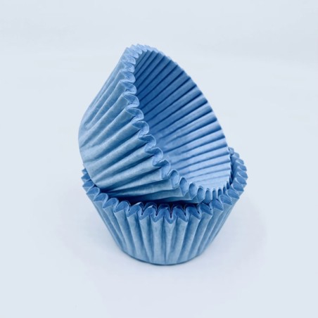 Blue Muffin Liners - Cupcake Cases Light Blue - Bakeria Cupcake Supplies