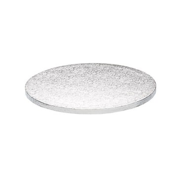12mm Cake Drum 18cm - Decora Premium Quality Round rigid Silver cake boards Thickness 1,2cm