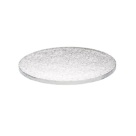 Round Silver Cake Board 18cm 12mm Thick
