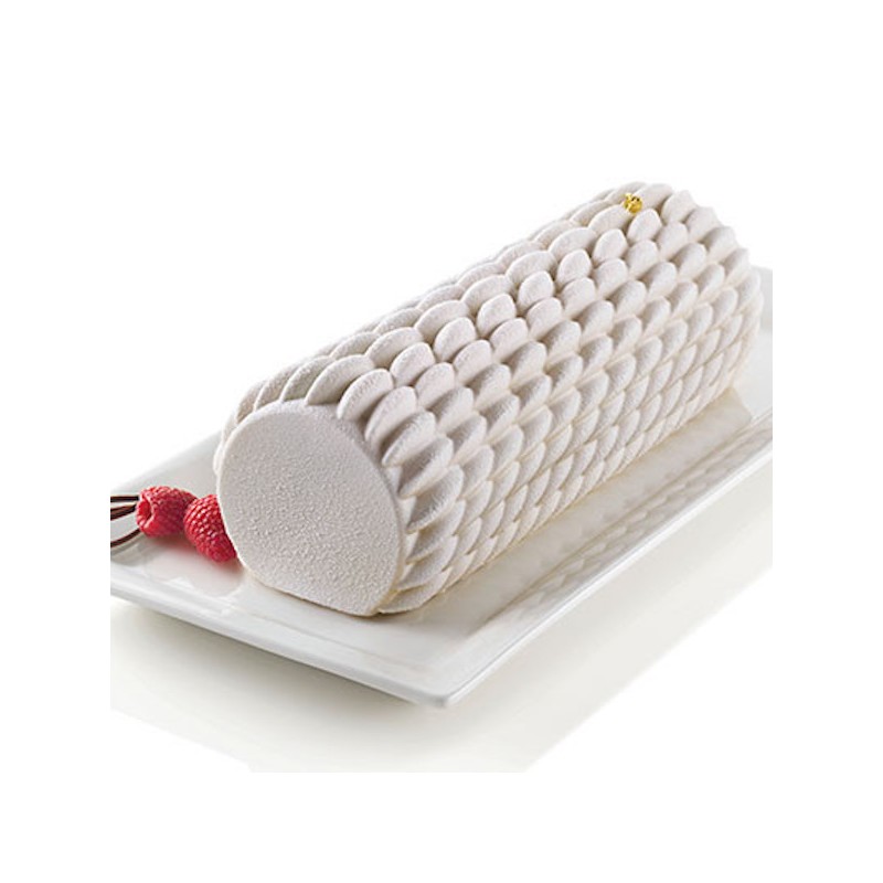 Silikomart Bûche Quenelle Silicone Mould, 24.3cm