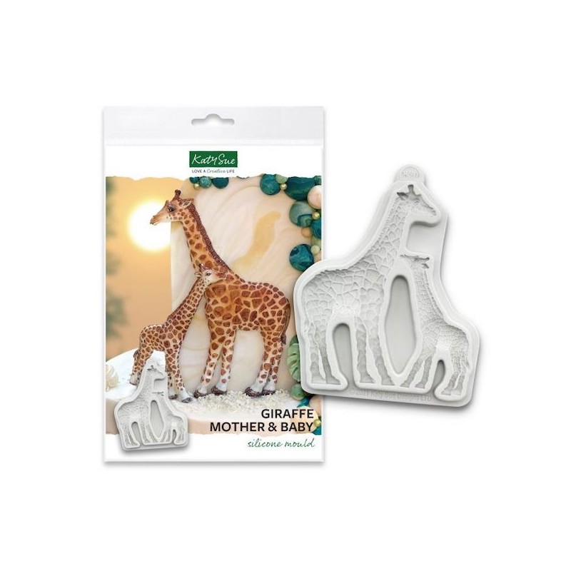 Katy Sue Designs Giraffe Family Silicone Mould