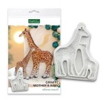 Katy Sue Designs Giraffen Familie Silikonprägeform