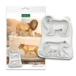 Katy Sue Designs Lion Family Silicone Mould