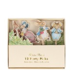 Meri Meri Peter Rabbit Cupcake Topper, 12 Stk