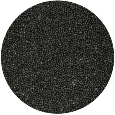 FunCakes Black Nonpareils Mini Sugar Pearls 80g CS-F51545