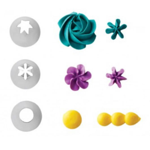 Wilton Favorit Tip Set Extra Large 1M, 2D, 2A Wilton Favorit Tip Set Extra Large 1M, 2D, 2A