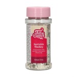 FunCakes Silver Chic Medley Sugar Sprinkles, 65g