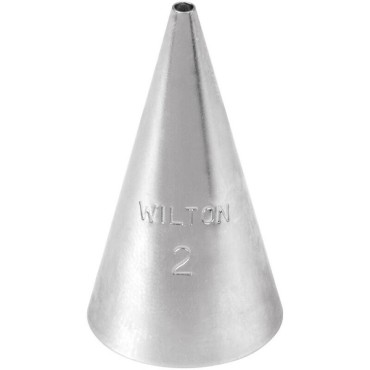 Wilton Decorating Tip Number 2 Round Carded Metal CS-02-0-0147