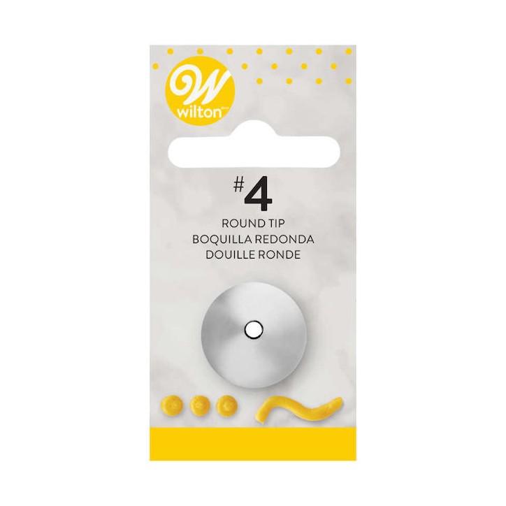 Wilton Round Piping Tip 004 Fine Decorating Tip