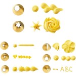 Wilton Golden Tip Set with Piping Bags, 17 pcs