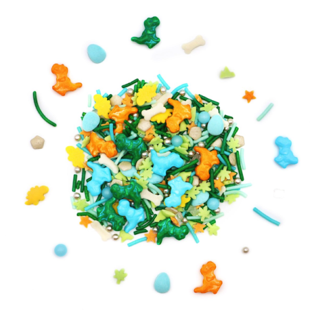 PME Out the Box Sugar Sprinkles Dinosaurs 60g PME-OTB06
