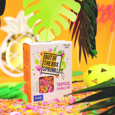 PME Out the Box Sugar Sprinkles Mix Tropical Cake Decor 60g PME-OTB09