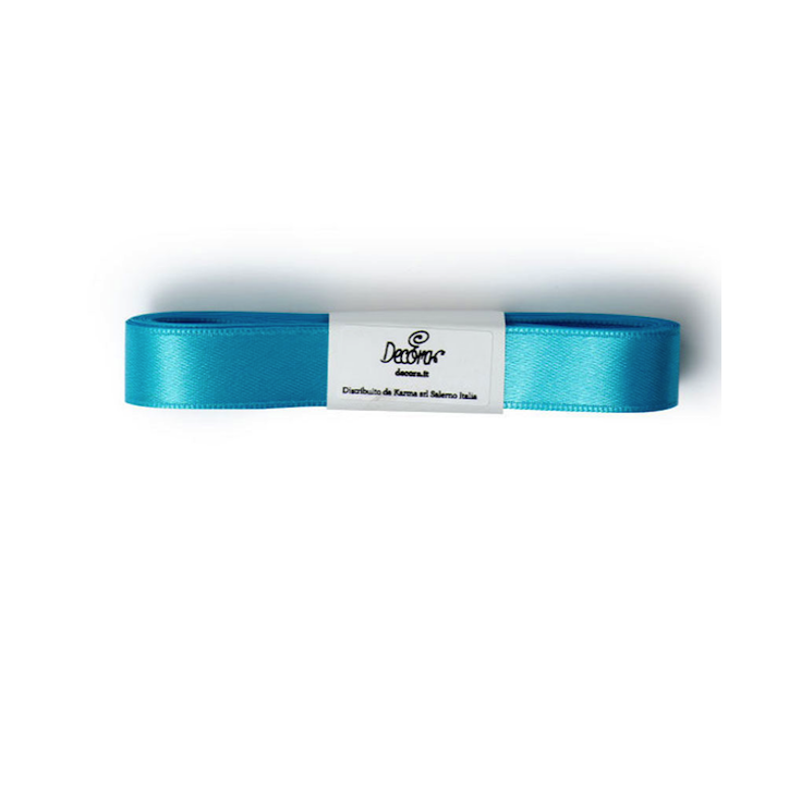 Decora Satinband Azure Türkis 15mm x 5m Decora Satinband Azure Türkis 15mm x 5m