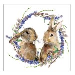 Ambiente Rabbit Wreath Servietten, 20 Stück