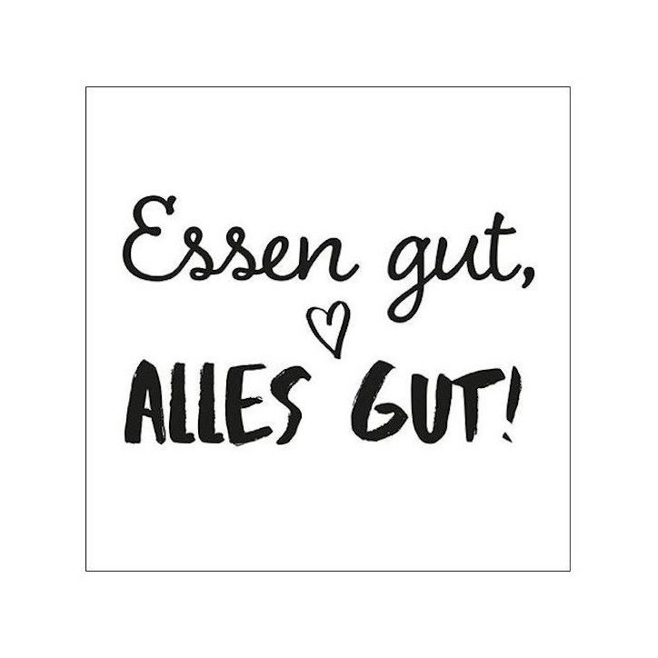 Ambiente Essen gut Alles gut Servietten 33x33cm 20 Stück
