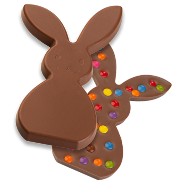 Brunner Chocolate Bar Mould Standing Easter Bunny 100g HB-9157-PC