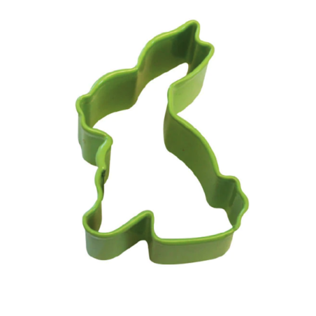 Anniversary House Mini Bunny Poly-Resin Coated Cookie Cutter Mint 4.4cm AH-K1515M