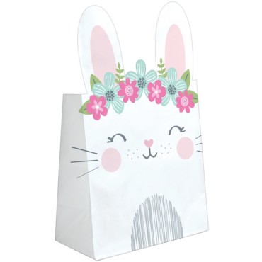 Anniversary House Birthday Bunny Shaped Paper Treat Bags 20cm AH-PC336653