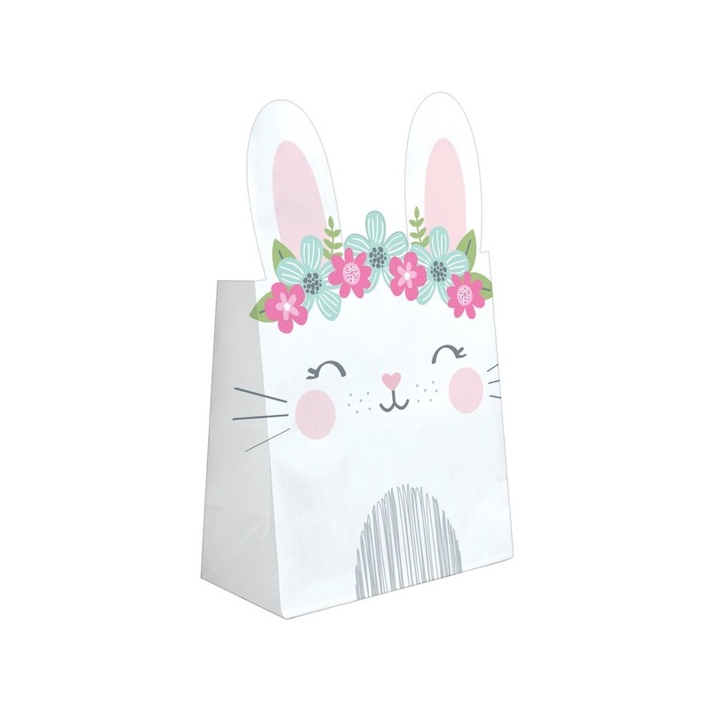 Anniversary House Birthday Bunny Treatbags, 8 pcs