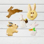 Zenker Easter Rabbit Cookie Cutters, 5 pieces