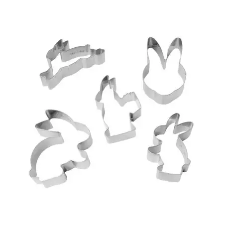Easter Bunny Cookie Cutter Set 5 pcs – Zenker