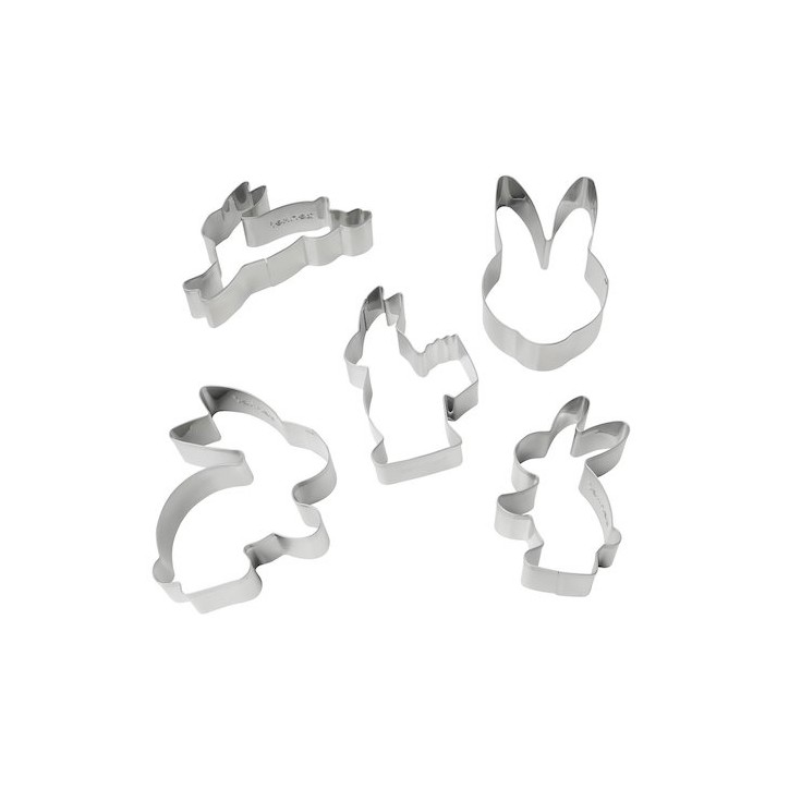 Easter Bunny Cookie Cutter Set 5 pcs – Zenker