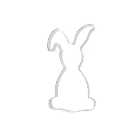 Zenker Floppy Ear Bunny Cookie Cutter 19.6cm Stainless Steel
