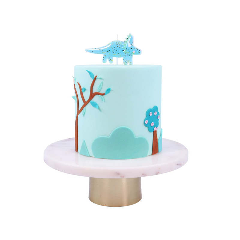 PME Candle Topper Dinosaur Blue, 1 piece