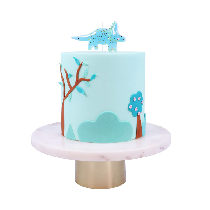 PME Geburtstagskerze Dinosaurier Blau für Dino Party PME Geburtstagskerze Dinosaurier Blau für Dino Party