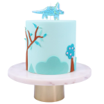 PME Candle Topper Dinosaur Blue, 1 piece