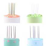 PME Tall Candles Metallic Mix, 16 Pcs