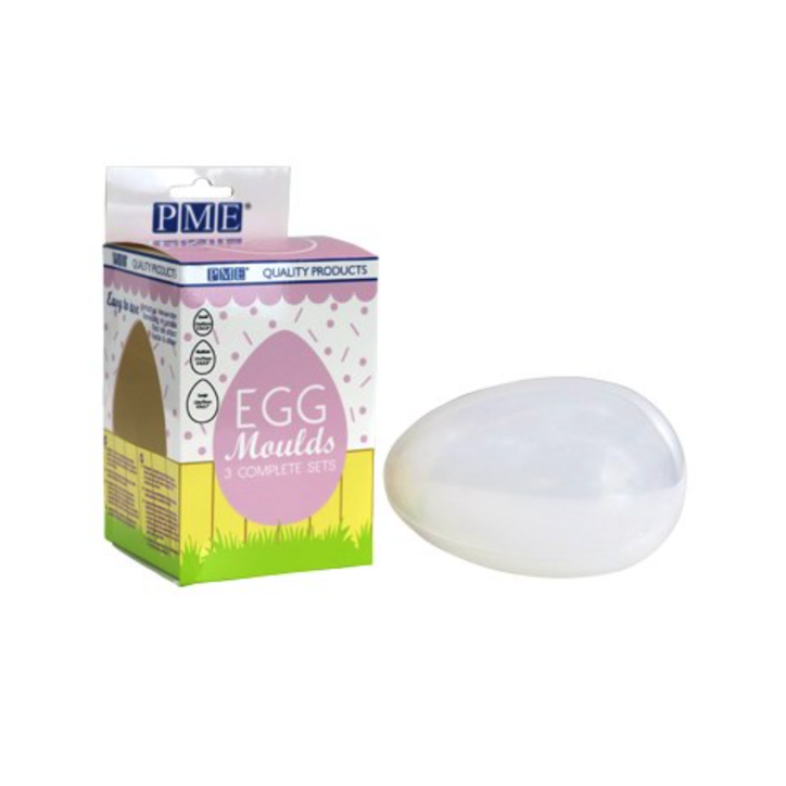 PME Egg Chocolate Mould Set 3 Piece Easter Egg Moulds PME Egg Chocolate Mould Set 3 Piece Easter Egg Moulds