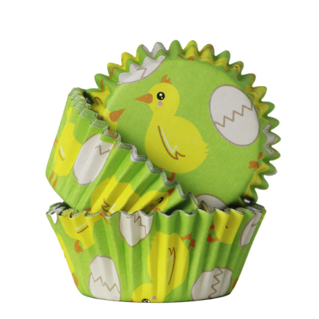 PME Easter Chicks Cupcake Liners with Aluminium 30 pieces PME-BC843