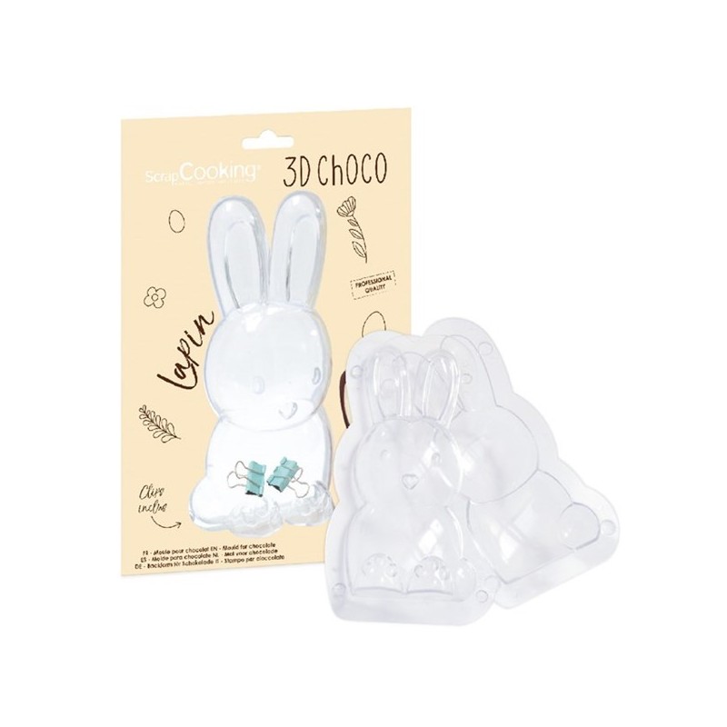 ScrapCooking 3D Chocolate Mould Rabbit