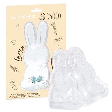 ScrapCooking 3D Chocolate Easter Bunny Mold 17.7cm VE-SC6757