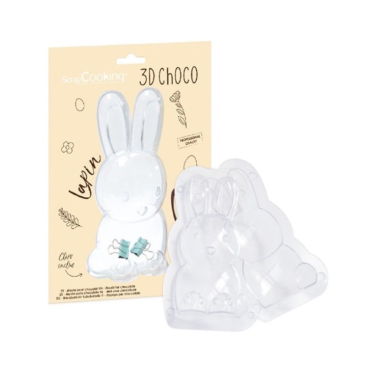 3D Chocolate Bunny Mold – ScrapCooking