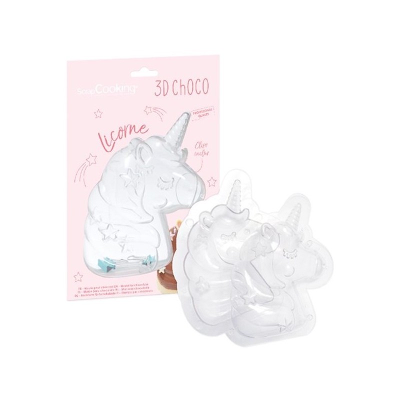 ScrapCooking 3D Chocolate Mould Unicorn