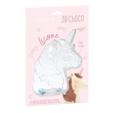 ScrapCooking 3D Chocolate Unicorn Mold 16.5cm VE-SC6755