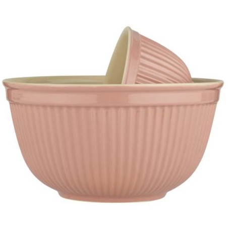 Ib Laursen Mynte Coral Almond Bowl Set 3 Pieces Stoneware