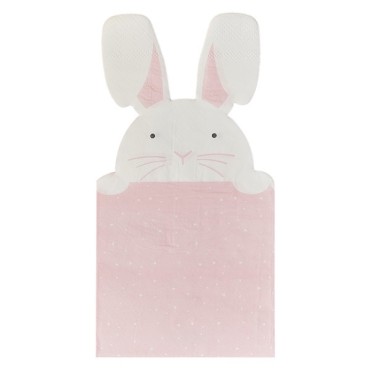 Ginger Ray Peeking Easter Rabbit Paper Napkins 16 Pieces GR-EGG-213